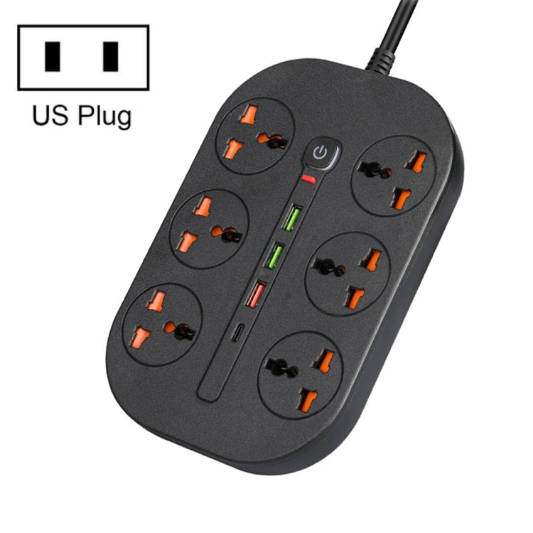 T21 PD3.0 + QC3.0 Spina a più fori 3000W Presa ad alta potenza, spina USA T21 PD3.0 + QC3.0 Spina a più fori 3000W Presa ad alta potenza, spina USA